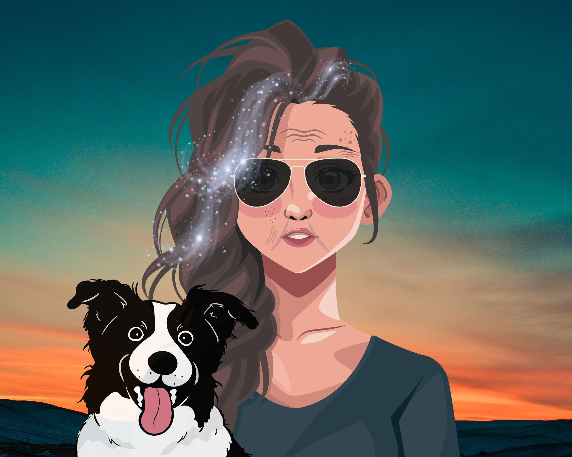Ioana and Princess Luna